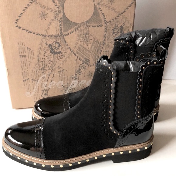 ♥️HP x 2♥️ Free People Atlas Chelsea boots SZ-9/EUR 39 black BRAND NEW IN BOX!! - Picture 3 of 13